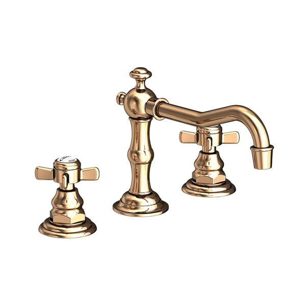 Newport Brass Widespread Lavatory Faucet in French Gold (Pvd) 1000-24A - main